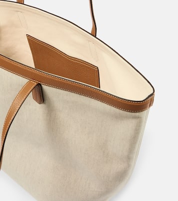 Borsa in canvas con pelle | Toteme
