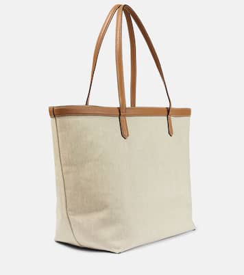 Borsa in canvas con pelle | Toteme