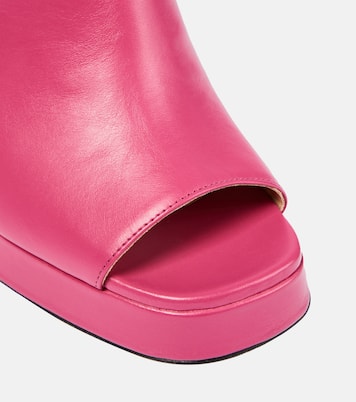 Alba 90 platform leather mules | Souliers Martinez