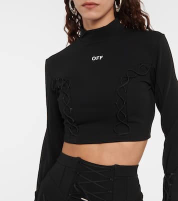 Top cropped con logo | Off-White