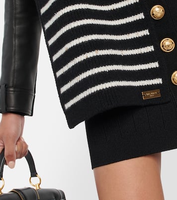 Pañuelo en mezcla de cachemir a rayas | Balmain