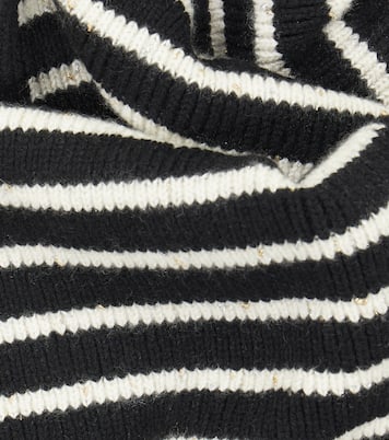 Pañuelo en mezcla de cachemir a rayas | Balmain