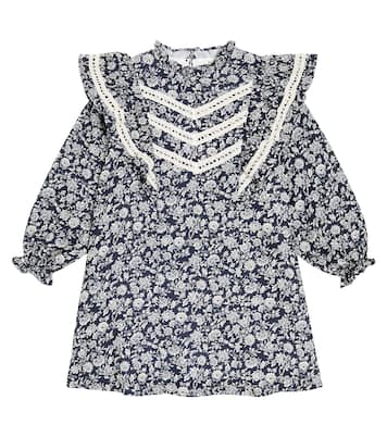Robe midi en dentelle à fleurs | The New Society
