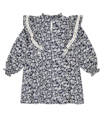 Robe midi en dentelle à fleurs | The New Society