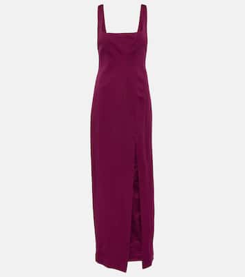 Portrait cotton-blend maxi dress | Staud