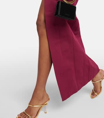 Portrait cotton-blend maxi dress | Staud