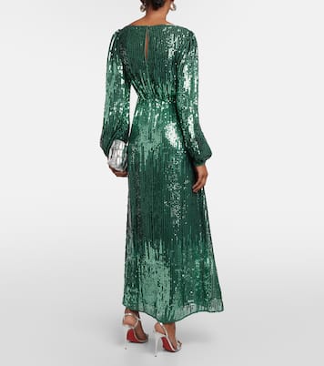 Abito lungo Coco con paillettes | Rixo