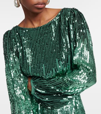 Abito lungo Coco con paillettes | Rixo