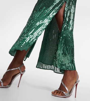 Abito lungo Coco con paillettes | Rixo