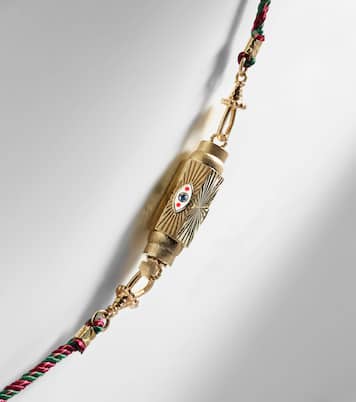 Collana Evil Eye Baby in oro 14kt con zaffiri | Marie Lichtenberg