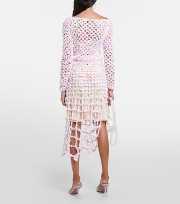 Gonna midi in crochet con perline | Susan Fang