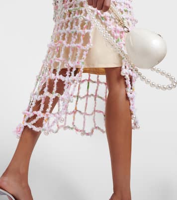 Gonna midi in crochet con perline | Susan Fang