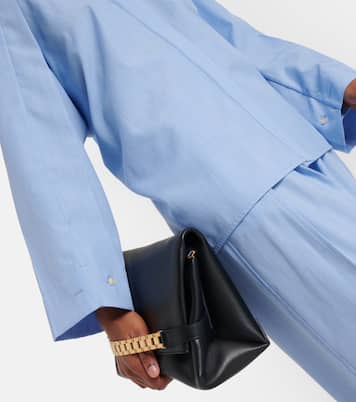 Blusa in lana vergine con mantella | Victoria Beckham