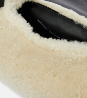 Sac Gemini Small en shearling | Amina Muaddi
