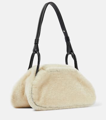 Sac Gemini Small en shearling | Amina Muaddi