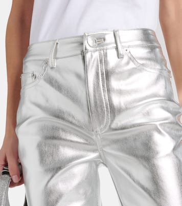 Gerade Hose Chisel aus Lederimitat | Staud