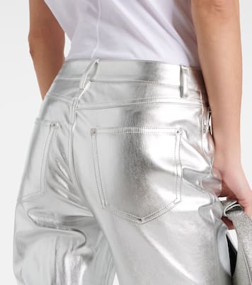Gerade Hose Chisel aus Lederimitat | Staud