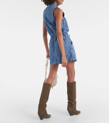 Vestido corto Ines de denim | Marant Etoile