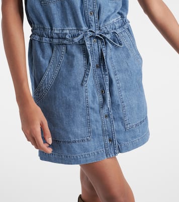Vestido corto Ines de denim | Marant Etoile