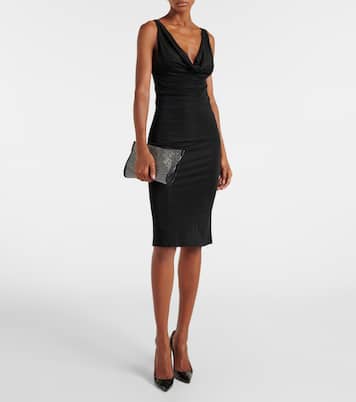 Clutch Loubitwist Small aus Leder mit Kristallen | Christian Louboutin