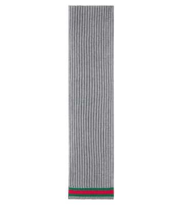Sciarpa Web Stripe in lana | Gucci Kids