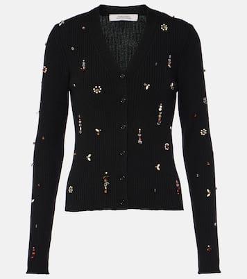 Embellished Merino embellished wool cardigan | Dorothee Schumacher