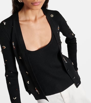 Embellished Merino embellished wool cardigan | Dorothee Schumacher