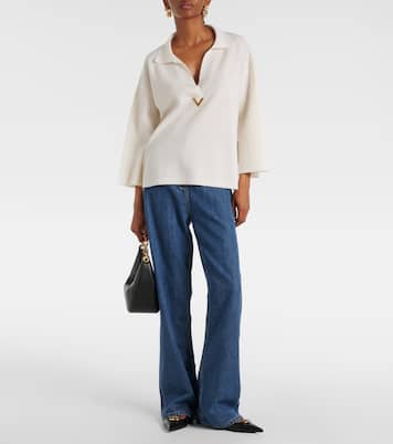 Top VGold aus Wolle | Valentino