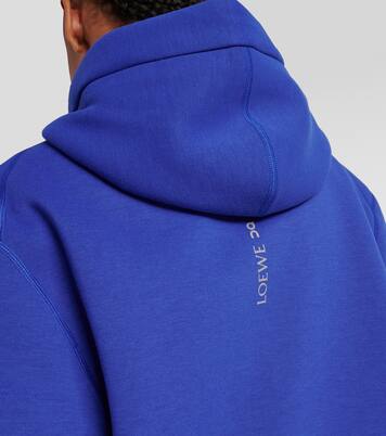 x On sudadera con capucha de tejido técnico | Loewe