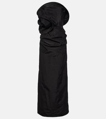 Floral-appliqué silk taffeta gown | Magda Butrym