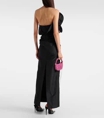 Floral-appliqué silk taffeta gown | Magda Butrym