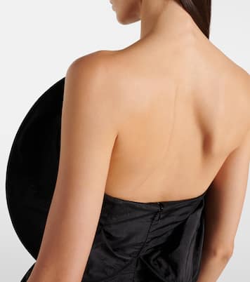 Floral-appliqué silk taffeta gown | Magda Butrym