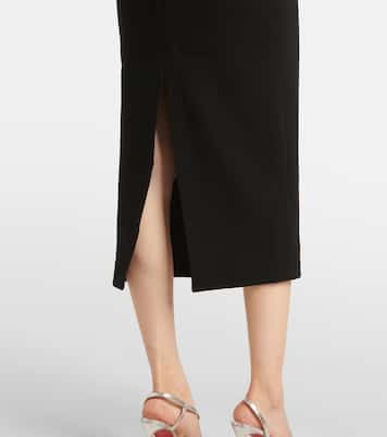 Abito midi in crêpe di lana | Roland Mouret