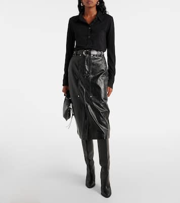 Gonna midi Angele in similpelle | Marant Etoile