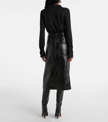 Gonna midi Angele in similpelle | Marant Etoile