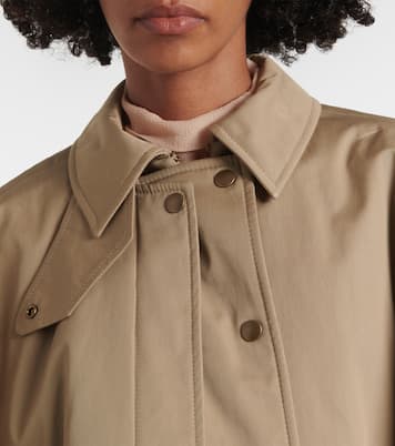 Mantella in gabardine di cotone cropped | Chloé