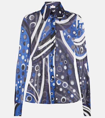 Camicia Fontane in mussola di cotone | Pucci