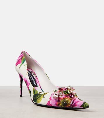 Escarpins à finitions en cuir | Dolce&Gabbana