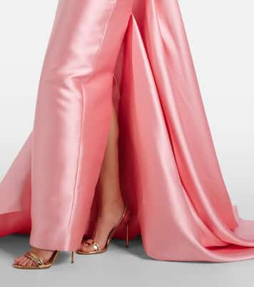 Abito lungo Imani in twill | Solace London