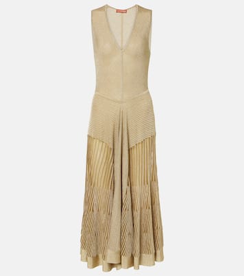 Abito midi Anastasia in maglia con lamé  | Altuzarra