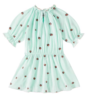 Besticktes Kleid aus Baumwolle | Stella McCartney Kids