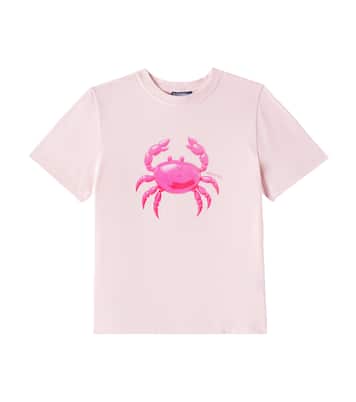 T-shirt Gabin in jersey di cotone con stampa | Vilebrequin Kids
