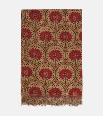 Tormento fringed linen tablecloth  | The House of Lyria