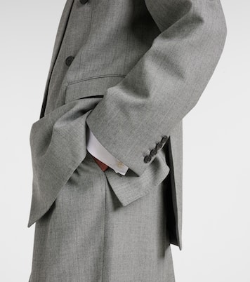Double-breasted wool twill blazer | Saint Laurent