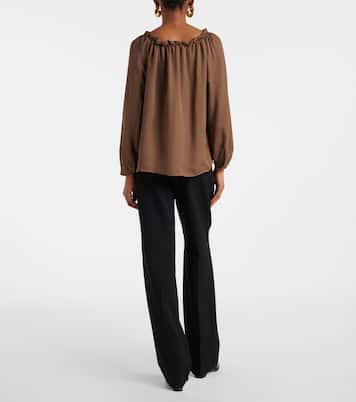 Carley silk georgette top | Nili Lotan