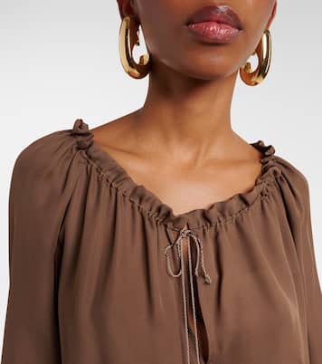 Carley silk georgette top | Nili Lotan