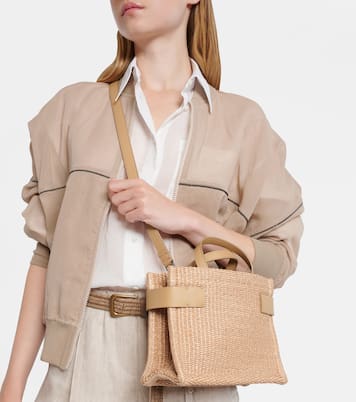 Borsa Essence Large in rafia | Brunello Cucinelli