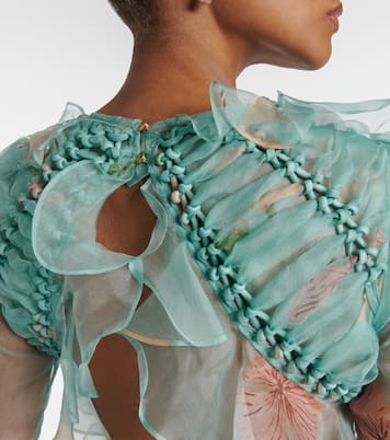 Robe longue Illuminate en soie | Zimmermann