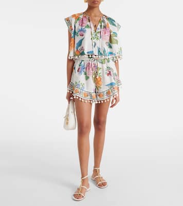 Short Sweet Bloom imprimé en coton | Farm Rio
