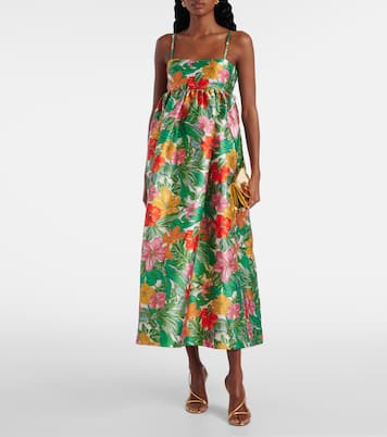 Robe longue Amelia imprimée | Alémais